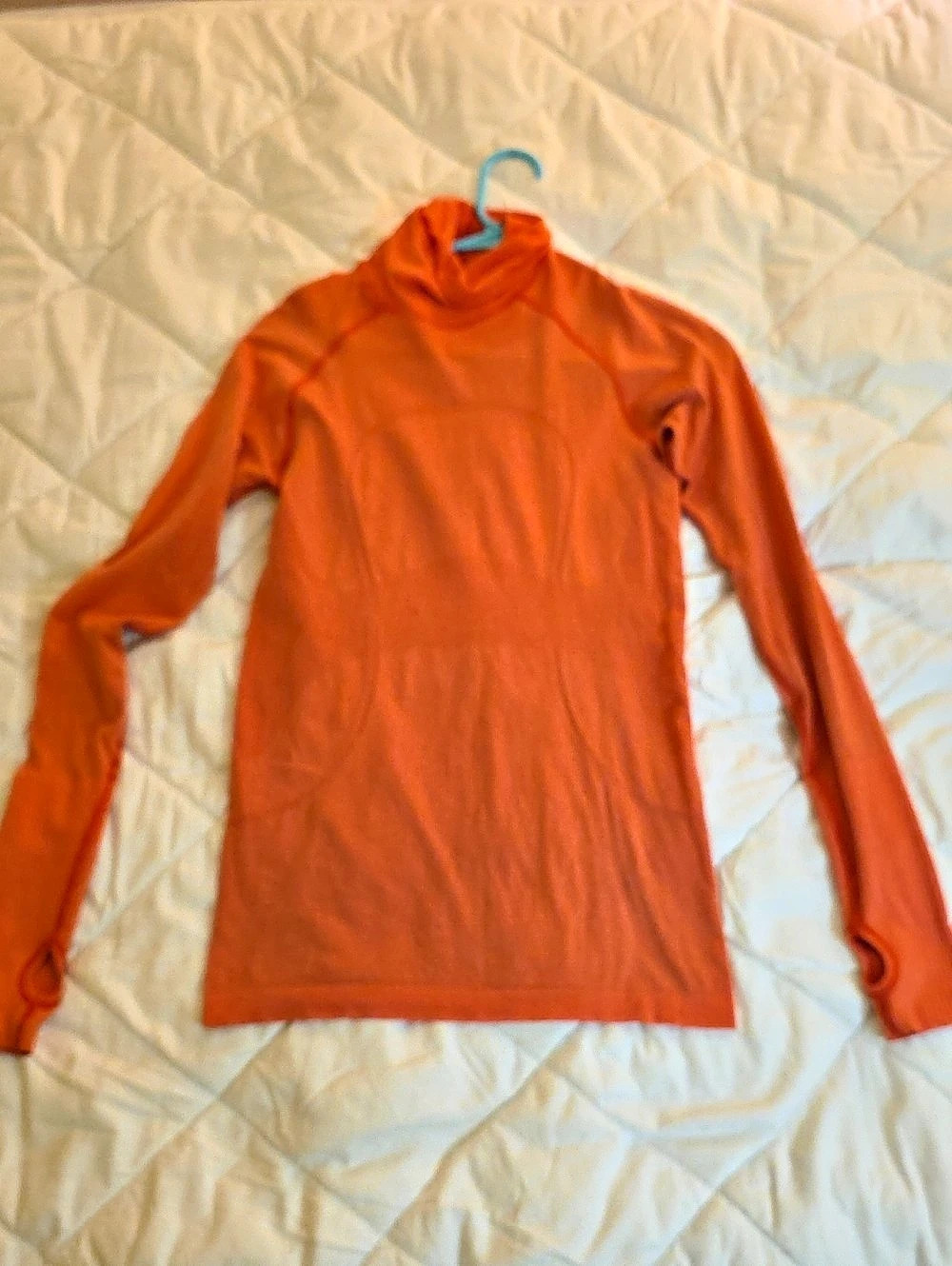 lululemon Swiftly Tech Turtleneck Long Sleeve Coral Size 6